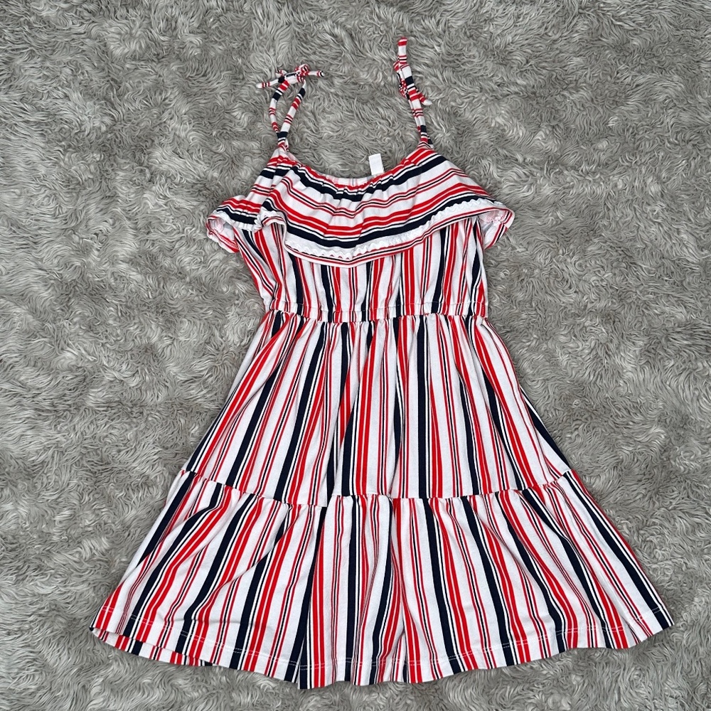 Striped Ruffle Sundress
